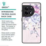 Elegant Floral Glass Case for OnePlus 11R 5G