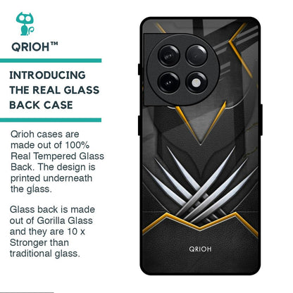 Black Warrior Glass Case for OnePlus 11R 5G
