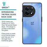 Vibrant Blue Texture Glass Case for OnePlus 11R 5G