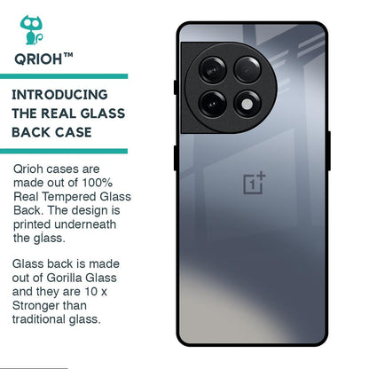 Space Grey Gradient Glass Case for OnePlus 11R 5G