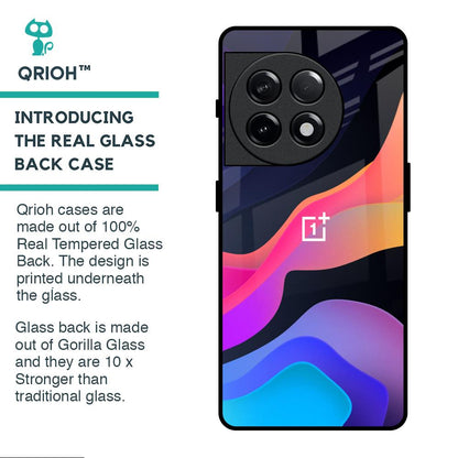 Colorful Fluid Glass Case for OnePlus 11R 5G