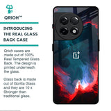 Brush Art Glass Case For OnePlus 11R 5G