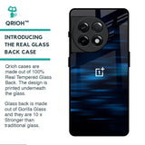 Blue Rough Abstract Glass Case for OnePlus 11R 5G