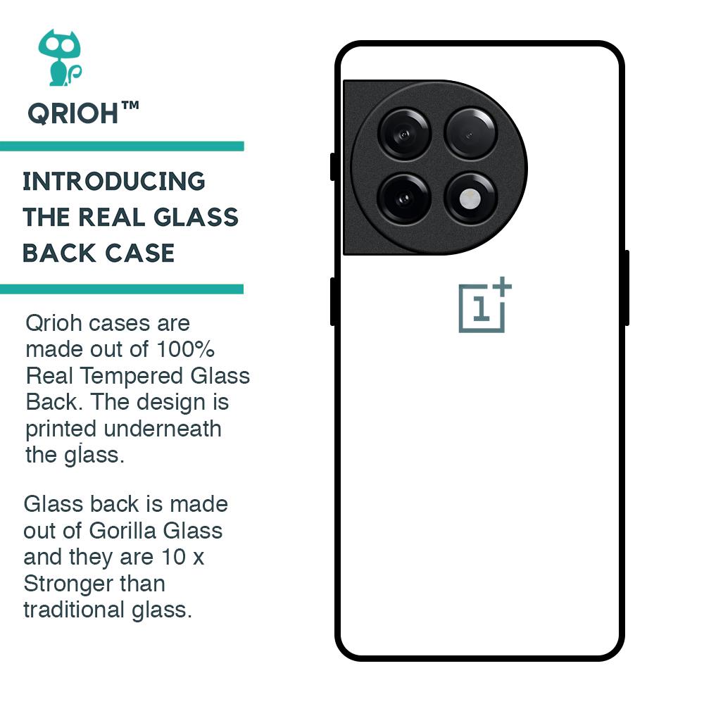 Arctic White Glass Case for OnePlus 11R 5G