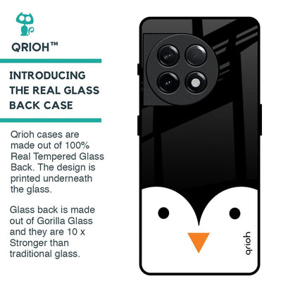 Cute Penguin Glass Case for OnePlus 11R 5G