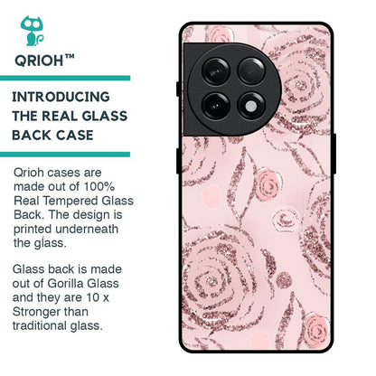 Shimmer Roses Glass case for OnePlus 11R 5G