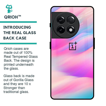 Colorful Waves Glass case for OnePlus 11R 5G
