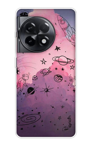 Space Doodles Art OnePlus 11R 5G Back Cover