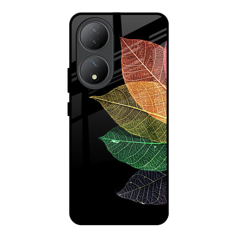 Colorful Leaves Vivo Y100 5G Glass Back Cover Online