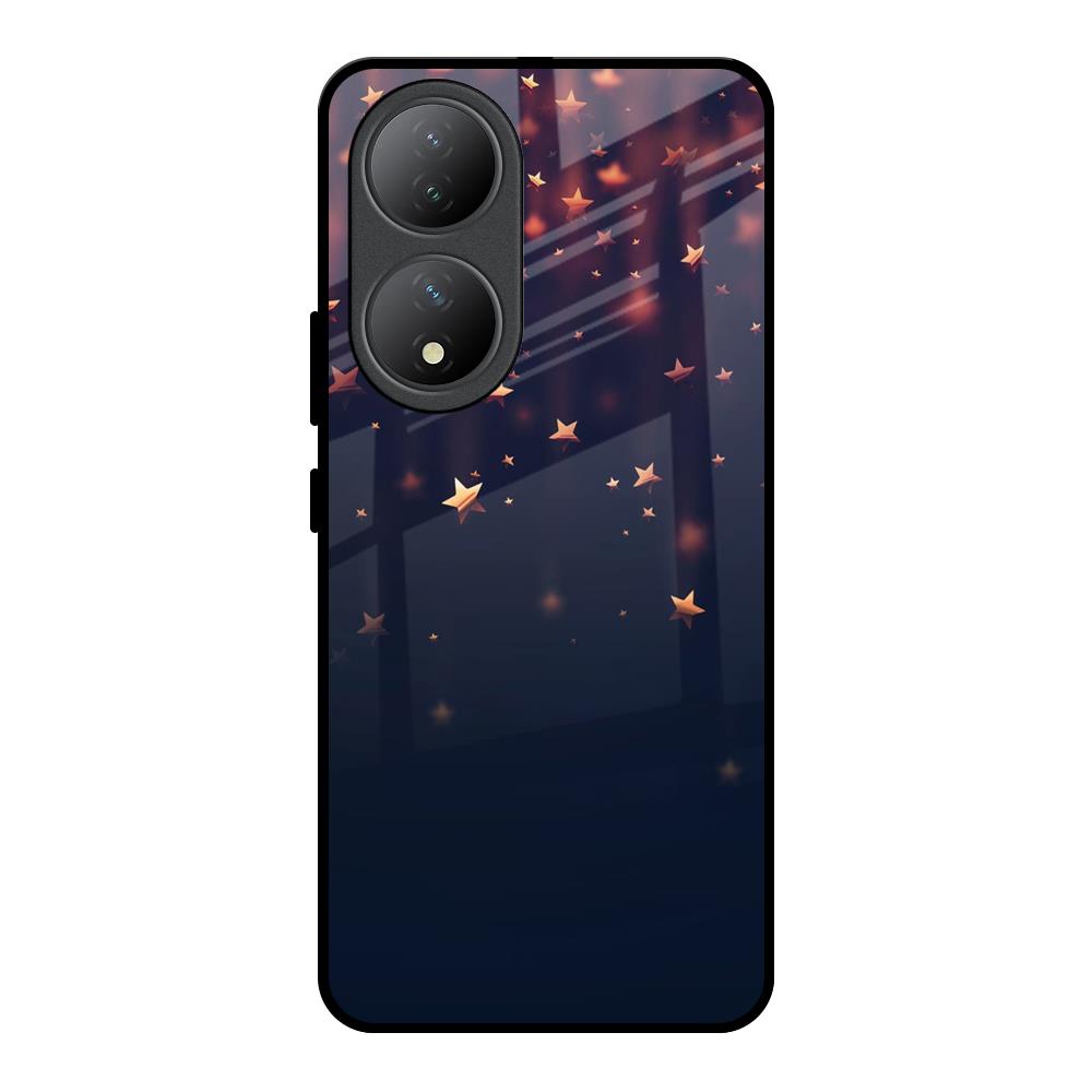 Falling Stars Vivo Y100 5G Glass Back Cover Online