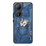 Kitty In Pocket Vivo Y100 5G Glass Back Cover Online