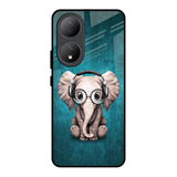 Adorable Baby Elephant Vivo Y100 5G Glass Back Cover Online