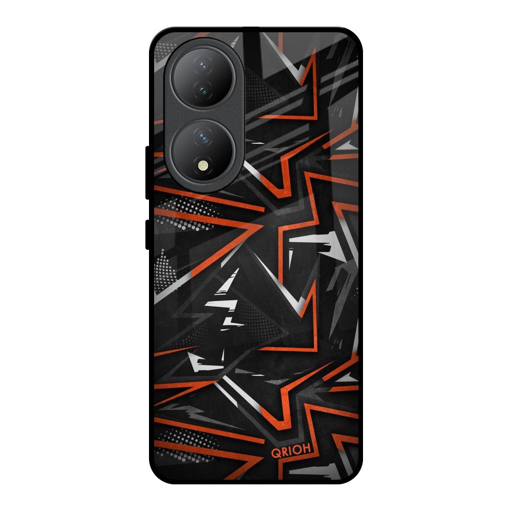 Vector Art Vivo Y100 5G Glass Back Cover Online