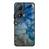 Blue Cool Marble Vivo Y100 5G Glass Back Cover Online