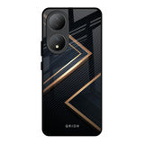 Sleek Golden & Navy Vivo Y100 5G Glass Back Cover Online