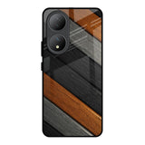 Tri Color Wood Vivo Y100 5G Glass Back Cover Online