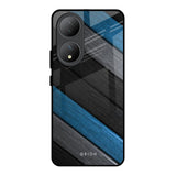 Multicolor Wooden Effect Vivo Y100 5G Glass Back Cover Online