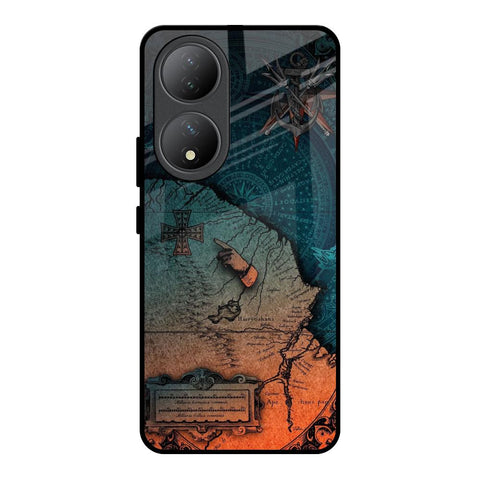 Geographical Map Vivo Y100 5G Glass Back Cover Online