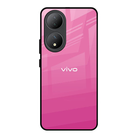 Pink Ribbon Caddy Vivo Y100 5G Glass Back Cover Online