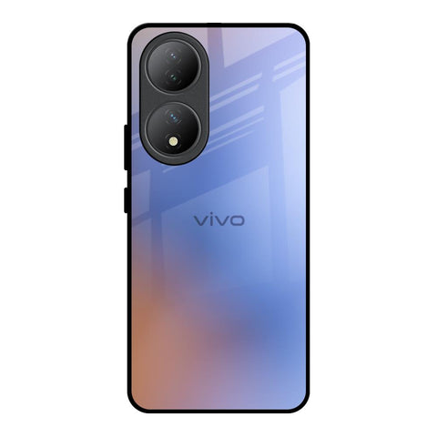 Blue Aura Vivo Y100 5G Glass Back Cover Online