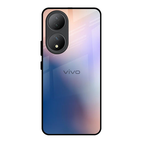 Blue Mauve Gradient Vivo Y100 5G Glass Back Cover Online