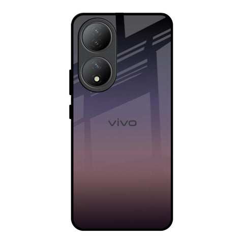 Grey Ombre Vivo Y100 5G Glass Back Cover Online