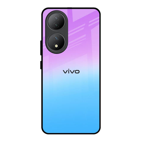 Unicorn Pattern Vivo Y100 5G Glass Back Cover Online