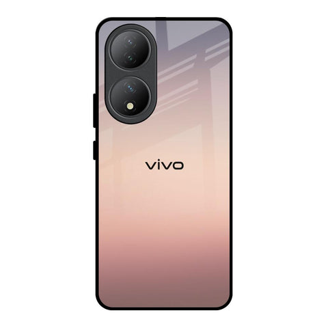 Golden Mauve Vivo Y100 5G Glass Back Cover Online