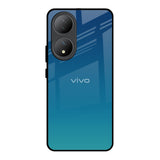Celestial Blue Vivo Y100 5G Glass Back Cover Online