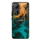 Watercolor Wave Vivo Y100 5G Glass Back Cover Online