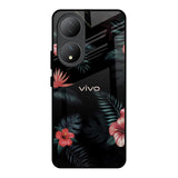 Tropical Art Flower Vivo Y100 5G Glass Back Cover Online