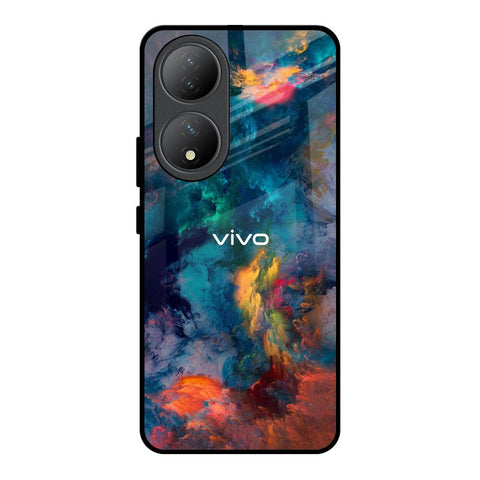 Colored Storm Vivo Y100 5G Glass Back Cover Online