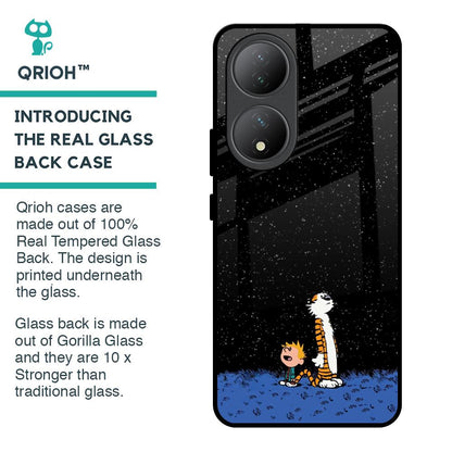 Night Sky Star Glass Case for Vivo Y100 5G