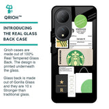 Coffee Latte Glass Case for Vivo Y100 5G