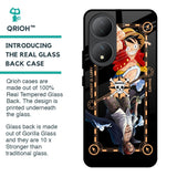 Shanks & Luffy Glass Case for Vivo Y100 5G