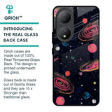 Galaxy In Dream Glass Case For Vivo Y100 5G