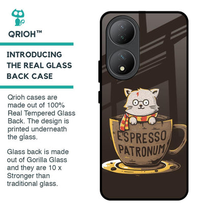 Tea With Kitty Glass Case For Vivo Y100 5G