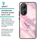 Diamond Pink Gradient Glass Case For Vivo Y100 5G