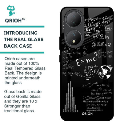 Funny Math Glass Case for Vivo Y100 5G
