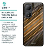 Diagonal Slash Pattern Glass Case for Vivo Y100 5G