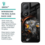 Aggressive Lion Glass Case for Vivo Y100 5G
