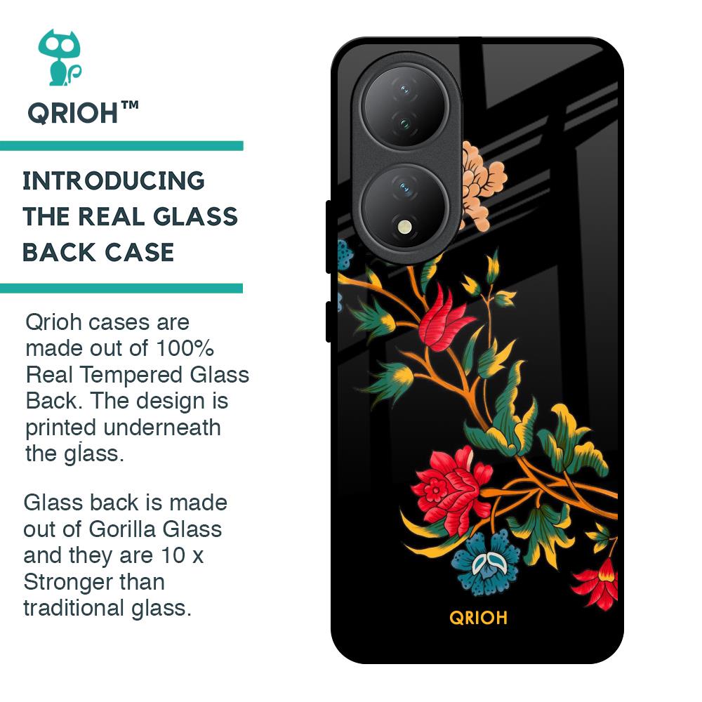 Dazzling Art Glass Case for Vivo Y100 5G