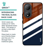 Bold Stripes Glass Case for Vivo Y100 5G