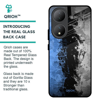 Dark Grunge Glass Case for Vivo Y100 5G
