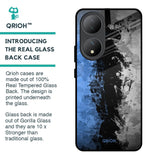 Dark Grunge Glass Case for Vivo Y100 5G