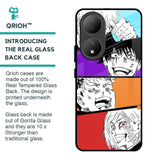 Anime Sketch Glass Case for Vivo Y100 5G