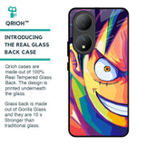 Monkey Wpap Pop Art Glass Case for Vivo Y100 5G