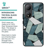 Abstact Tiles Glass Case for Vivo Y100 5G