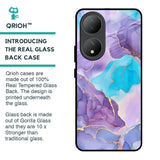 Alcohol ink Marble Glass Case for Vivo Y100 5G