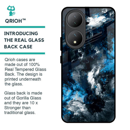 Cloudy Dust Glass Case for Vivo Y100 5G